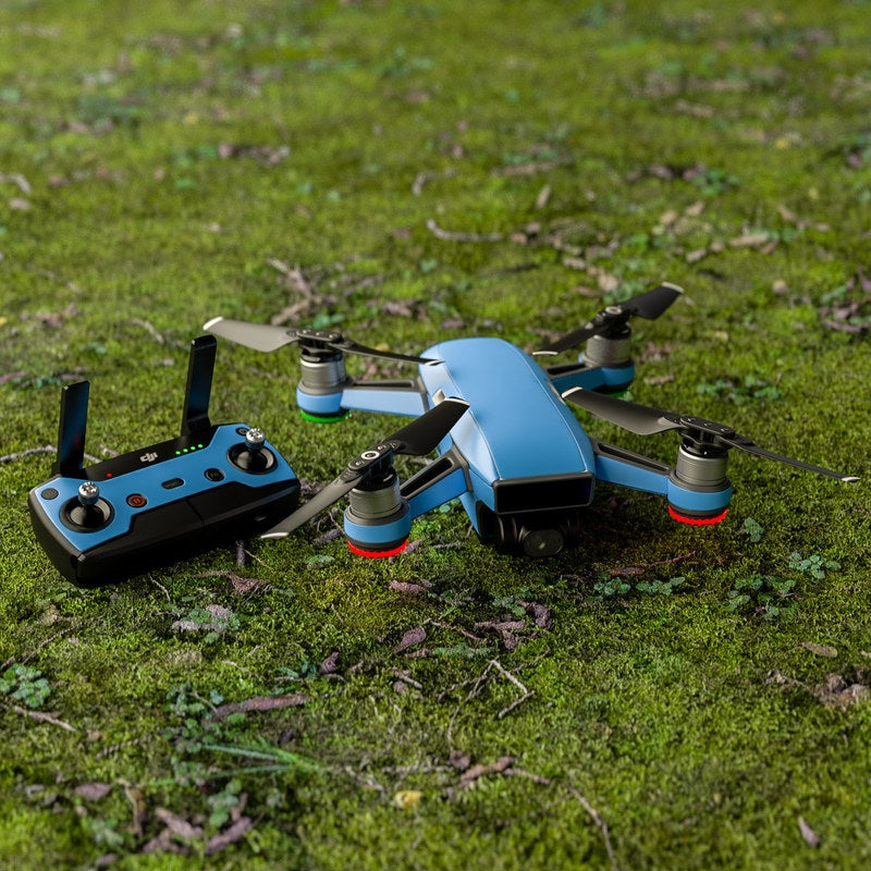 Solid State Blue - DJI Spark Skin