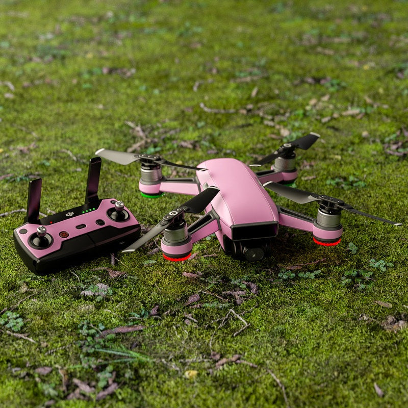 Solid State Pink - DJI Spark Skin