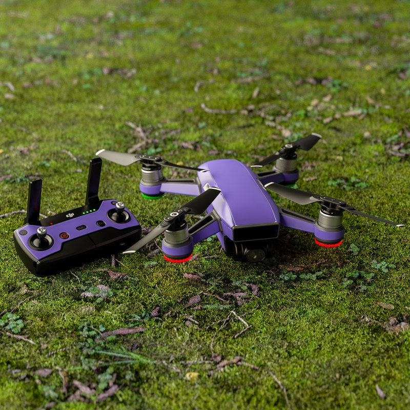 Solid State Purple - DJI Spark Skin