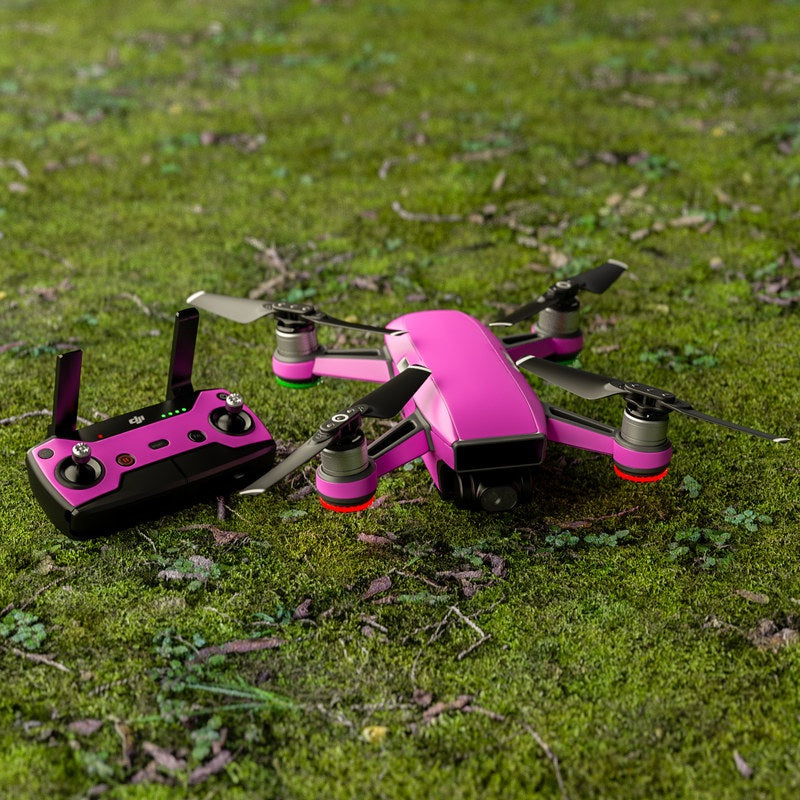 Solid State Vibrant Pink - DJI Spark Skin