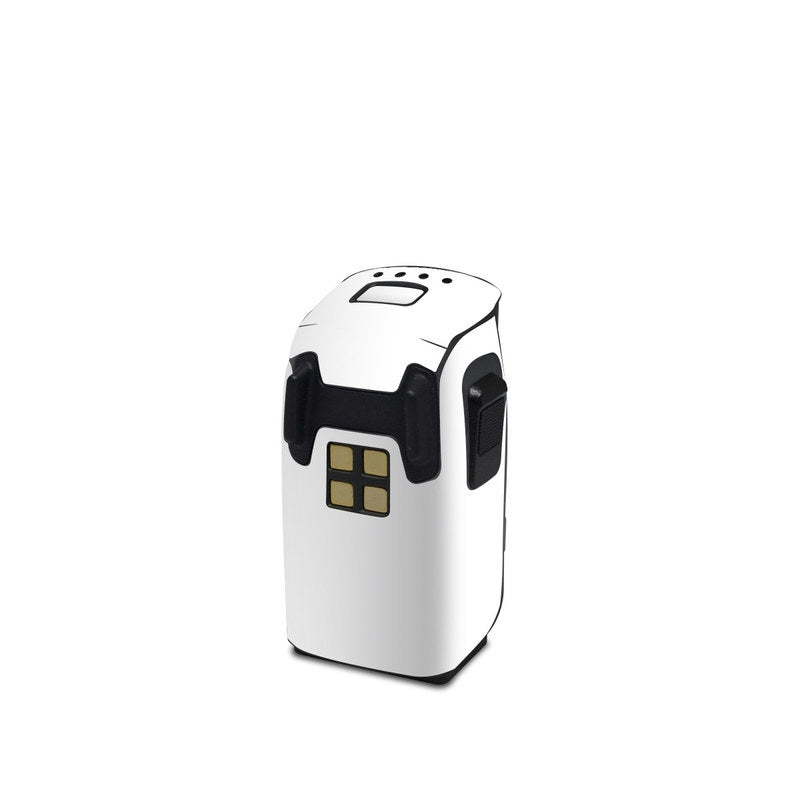 Solid State White - DJI Spark Battery Skin