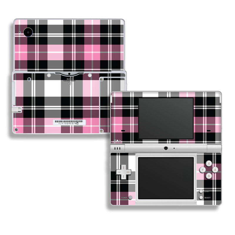 Pink Plaid - Nintendo DSi Skin