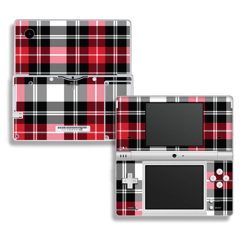 Red Plaid - Nintendo DSi Skin