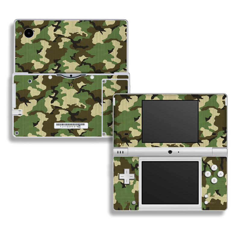 Woodland Camo - Nintendo DSi Skin