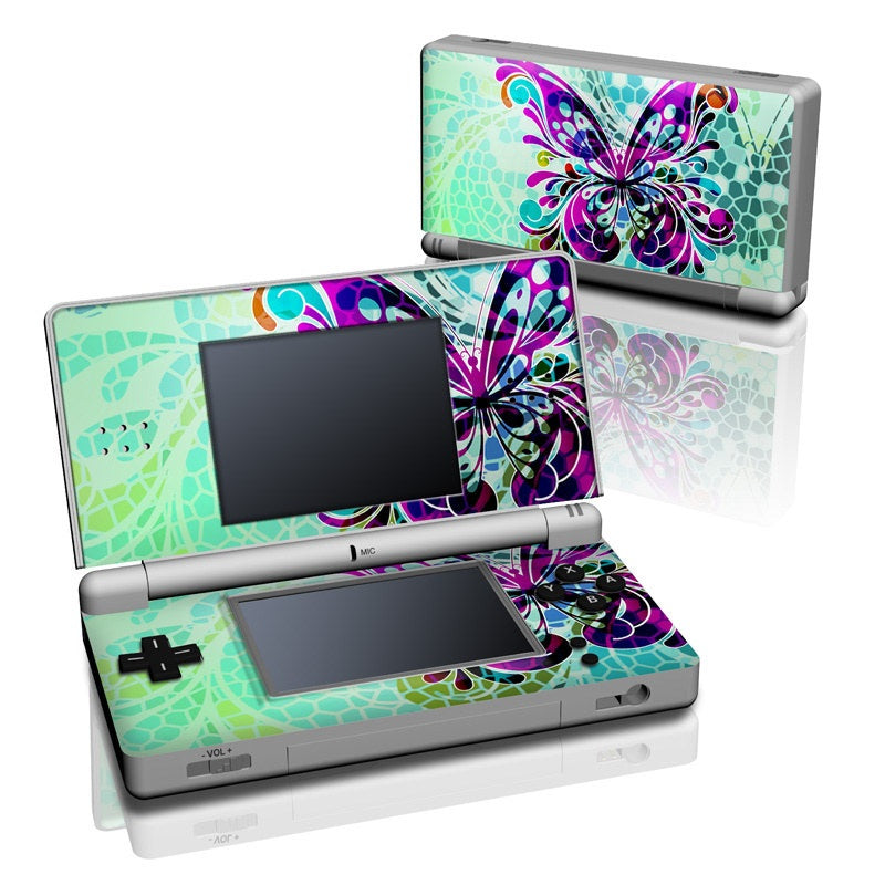 Butterfly Glass - Nintendo DS Lite Skin