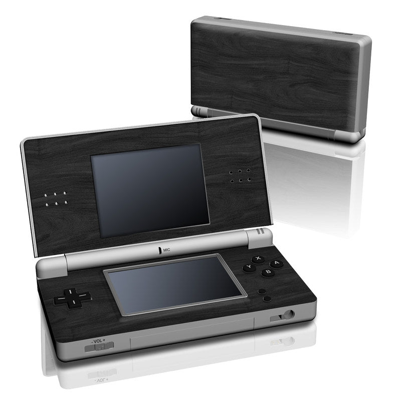 Black Woodgrain - Nintendo DS Lite Skin