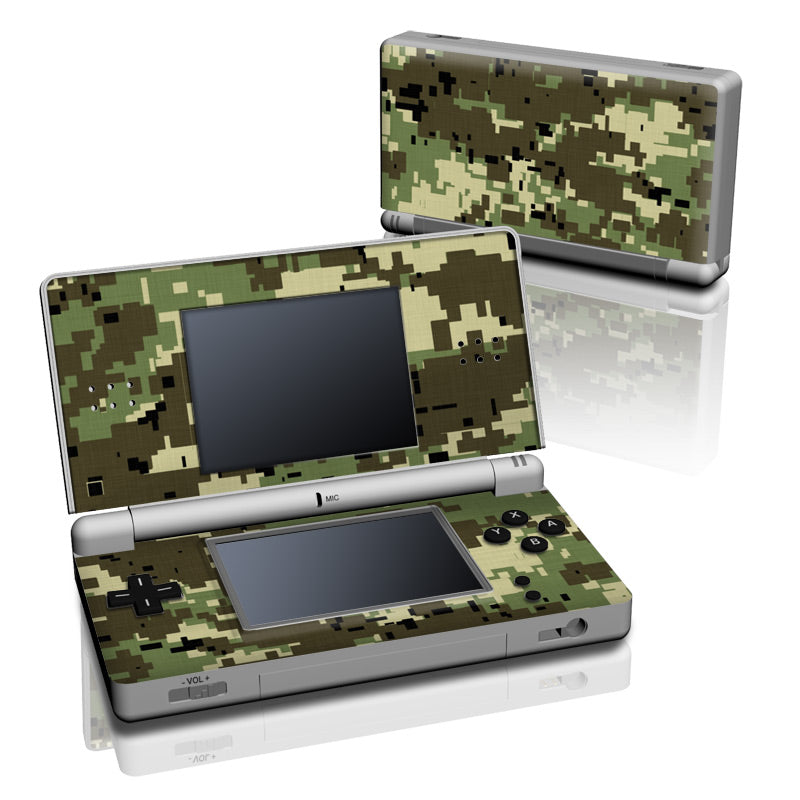 Digital Woodland Camo - Nintendo DS Lite Skin