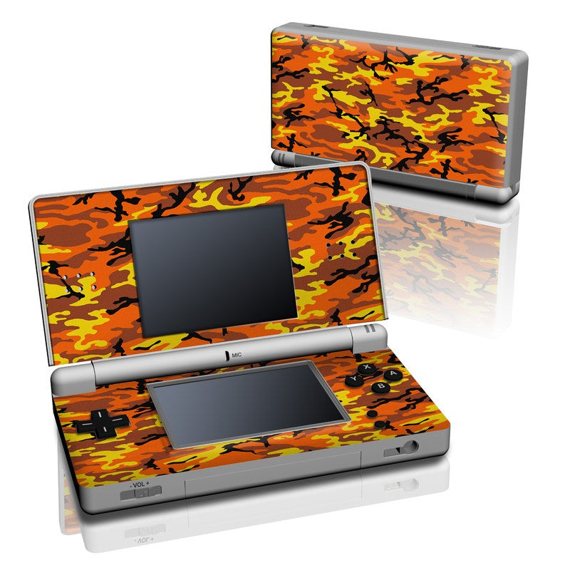 Orange Camo - Nintendo DS Lite Skin