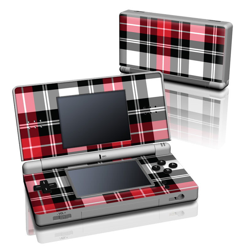 Red Plaid - Nintendo DS Lite Skin