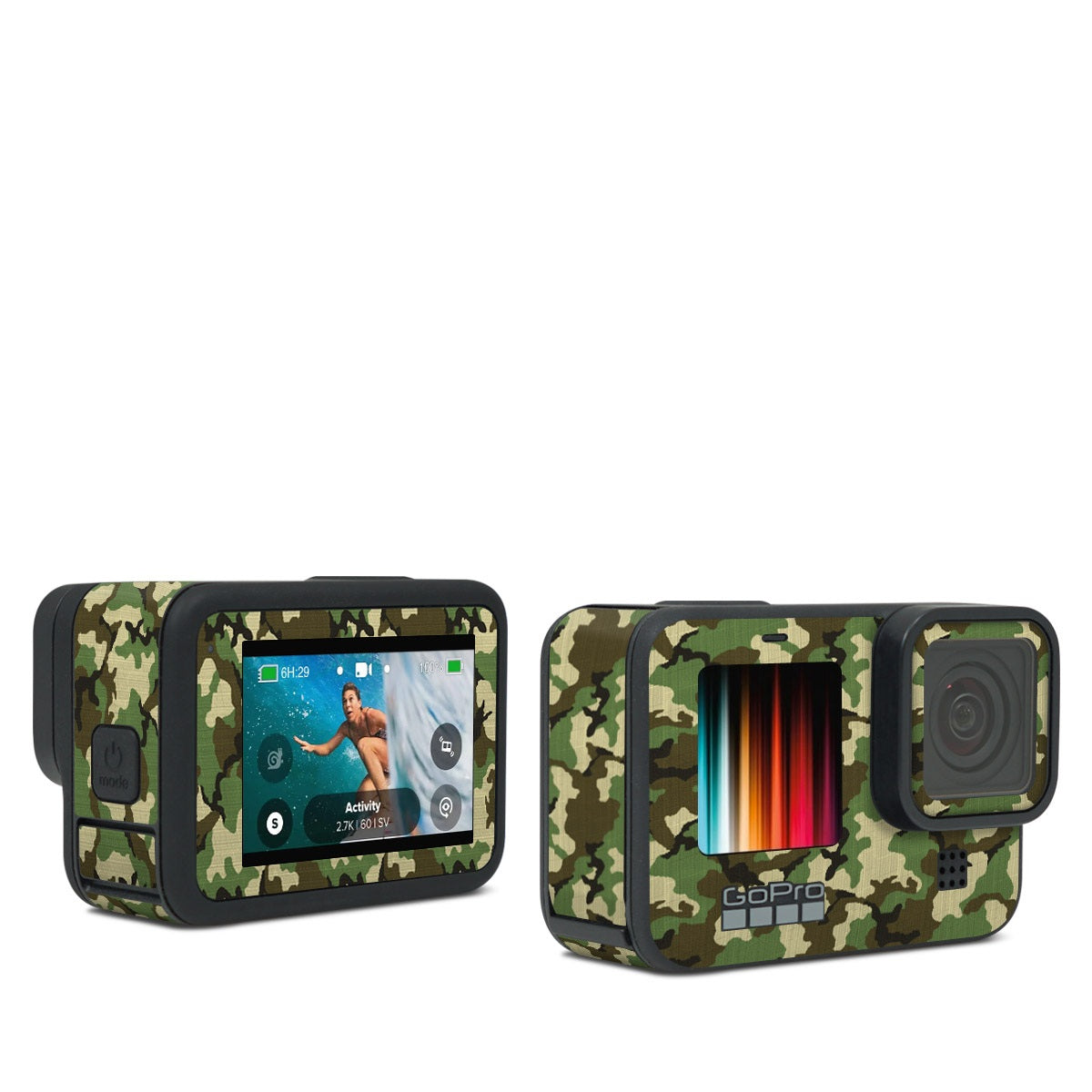 Woodland Camo - GoPro Hero Black Skin