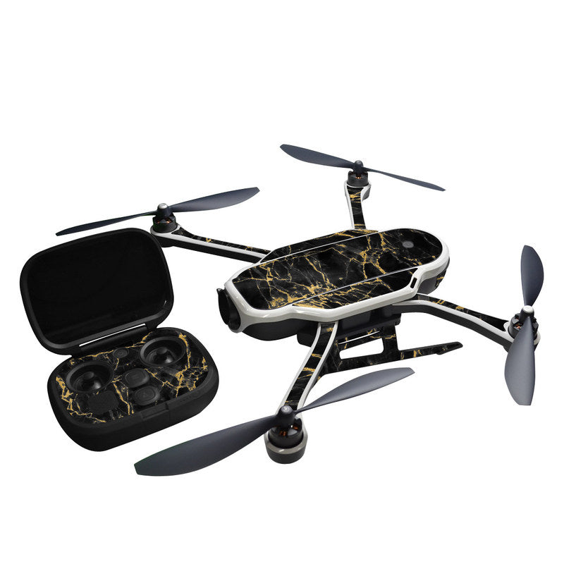 Black Gold Marble - GoPro Karma Skin