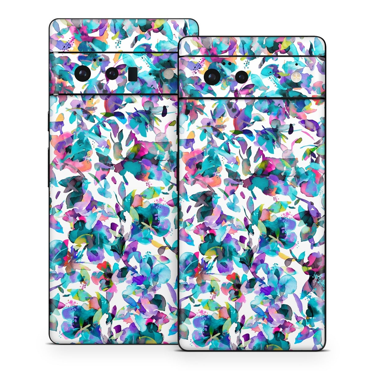 Aquatic Flowers - Google Pixel 6 Skin