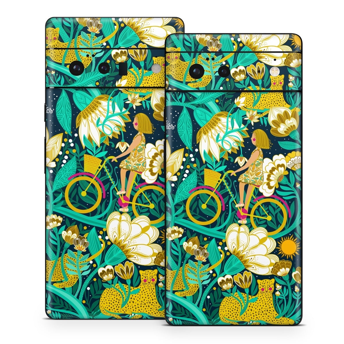 Cheetah Garden - Google Pixel 6 Skin