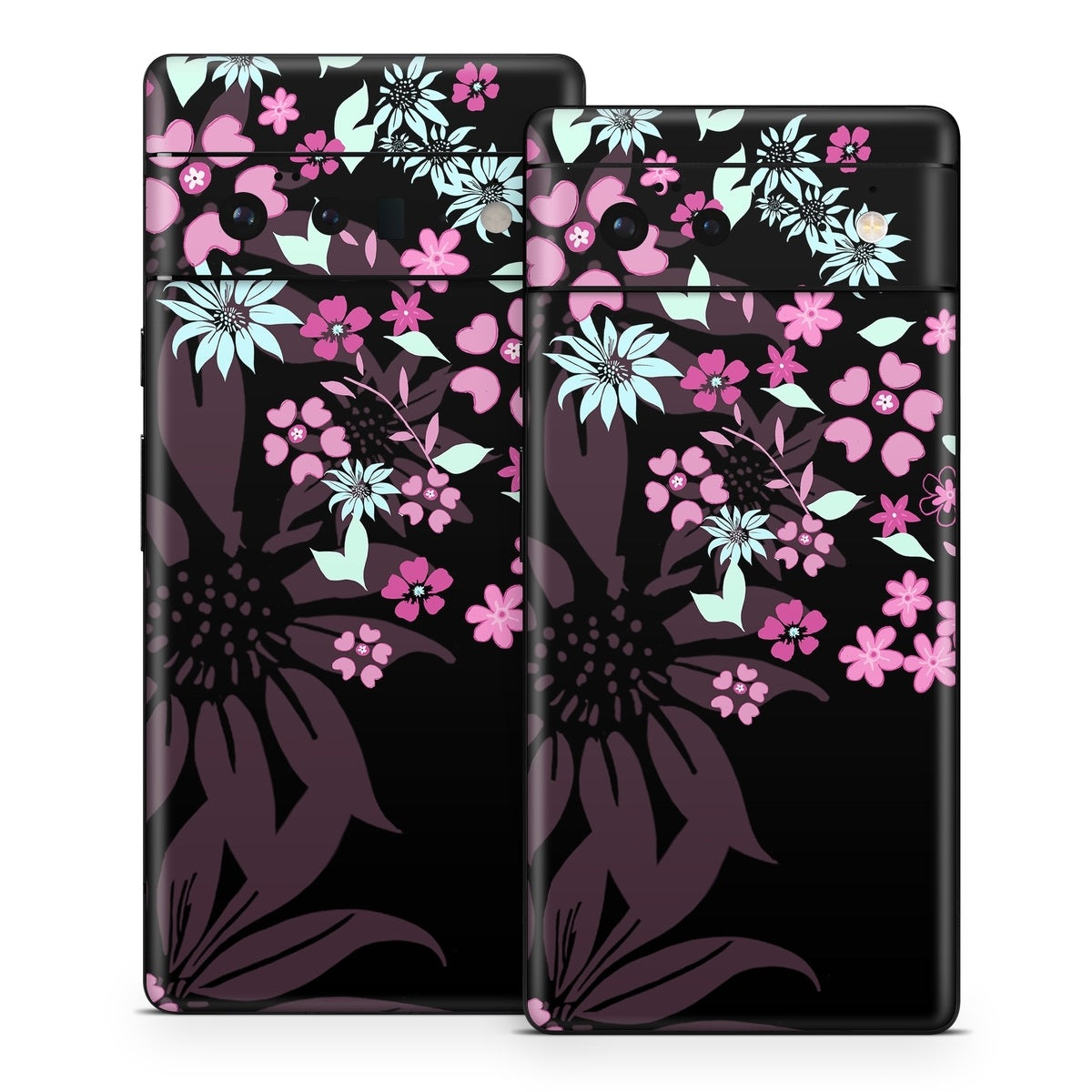 Dark Flowers - Google Pixel 6 Skin