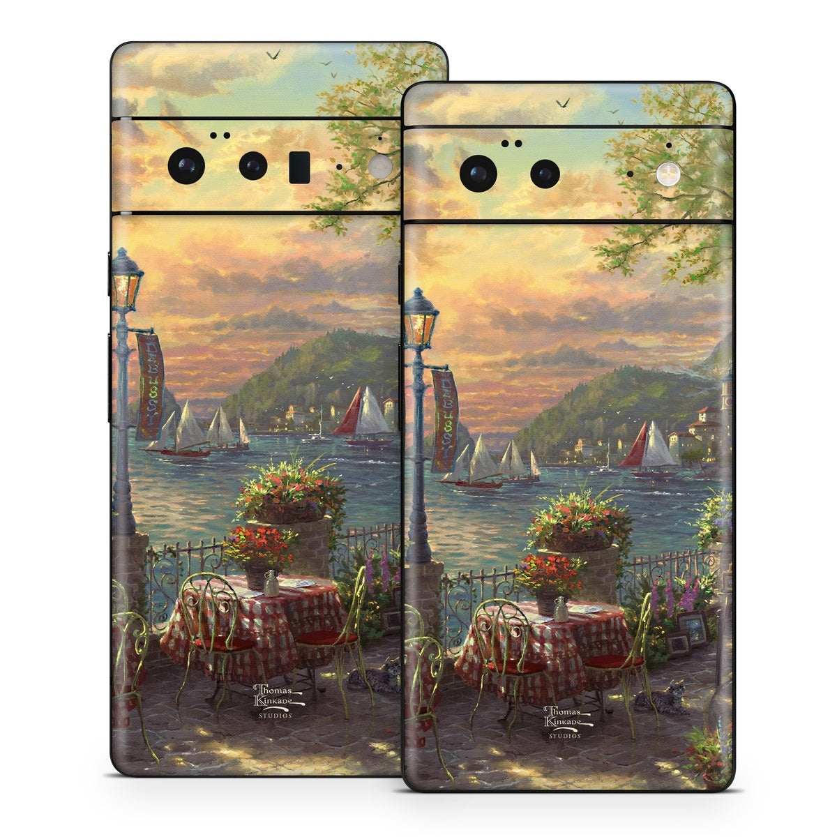 French Riviera Cafe - Google Pixel 6 Skin