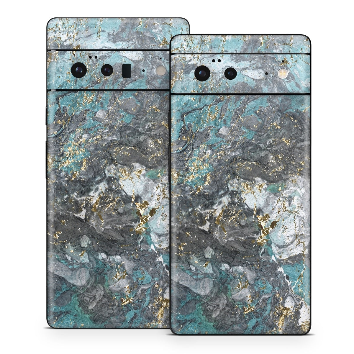 Gilded Glacier Marble - Google Pixel 6 Skin