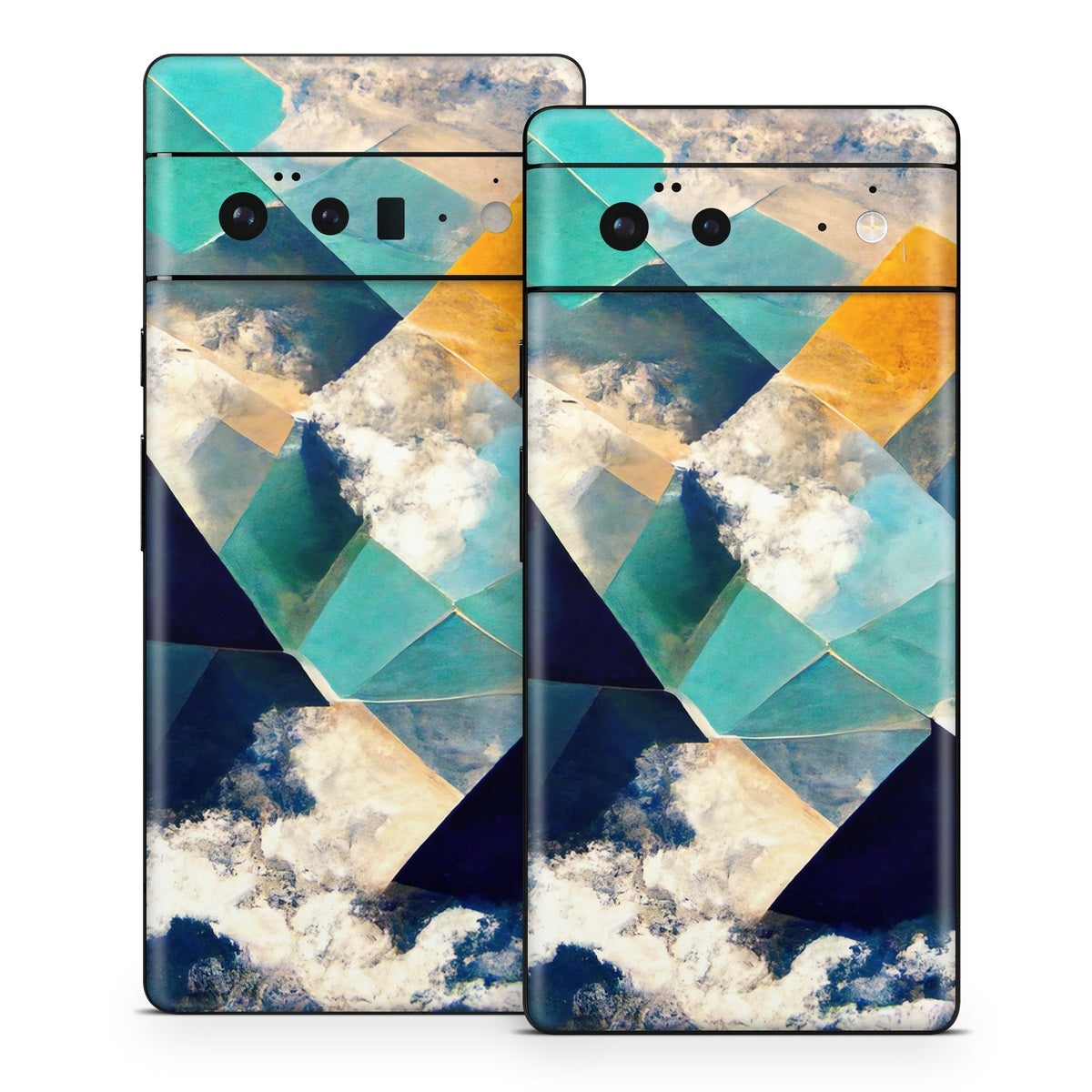 Gold Clouds - Google Pixel 6 Skin