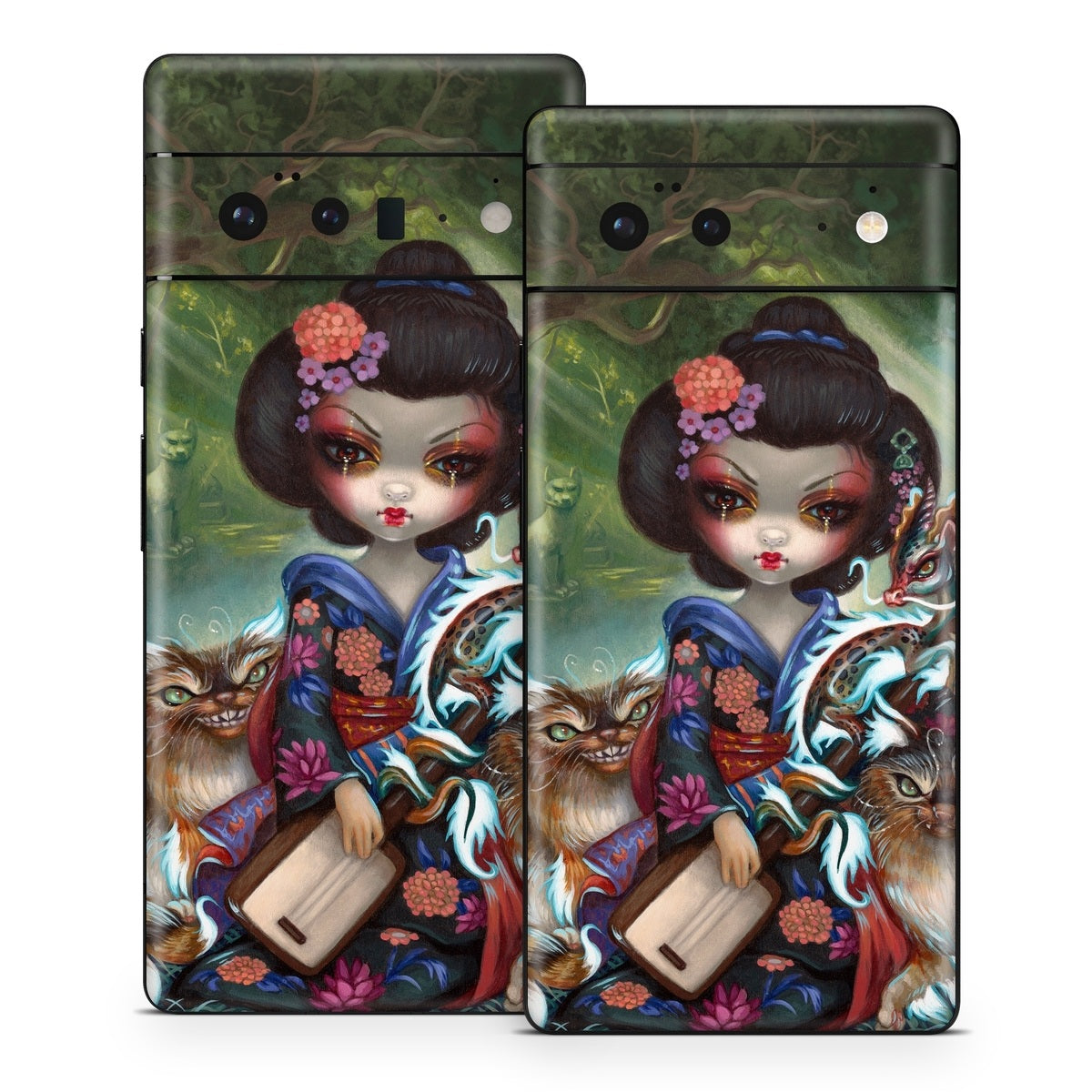 Kirin and Bakeneko - Google Pixel 6 Skin