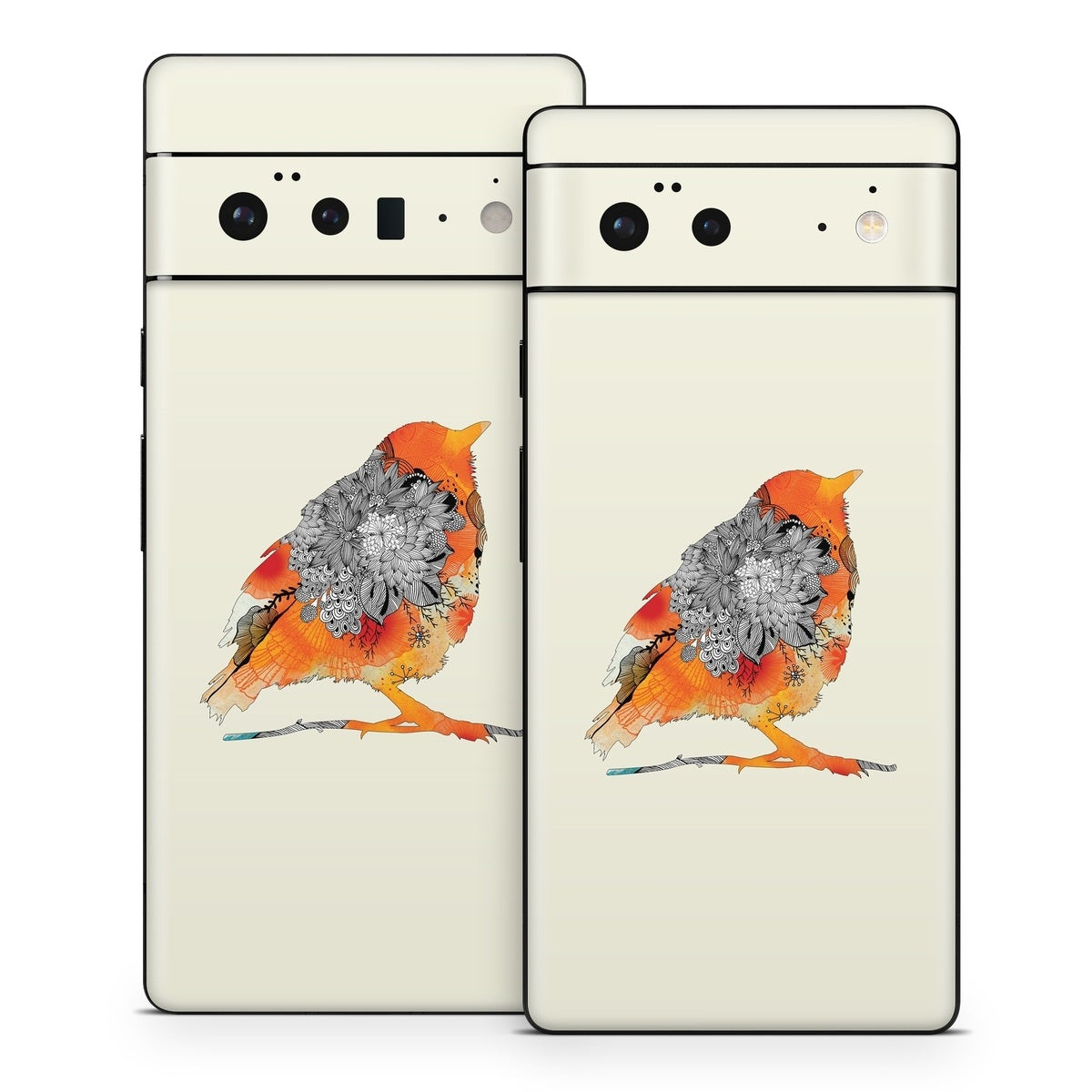 Orange Bird - Google Pixel 6 Skin