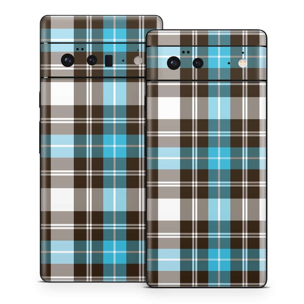 Turquoise Plaid - Google Pixel 6 Skin