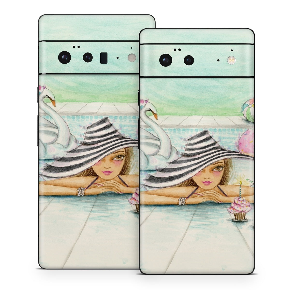 Delphine at the Pool Party - Google Pixel 6 Skin