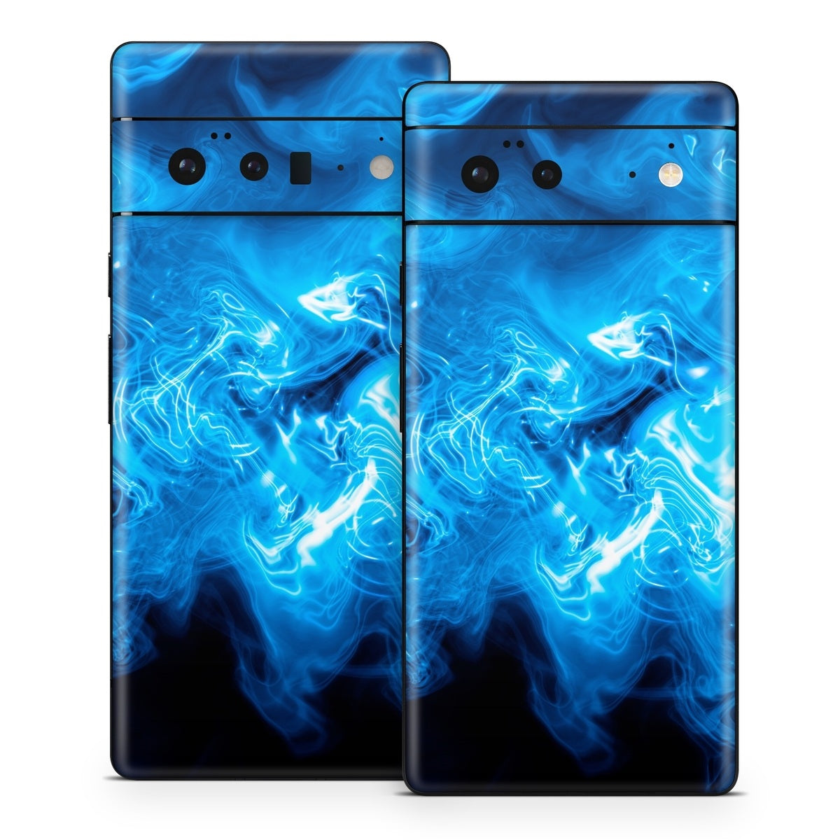 Blue Quantum Waves - Google Pixel 6 Skin