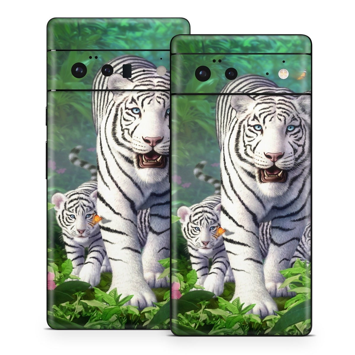 White Tigers - Google Pixel 6 Skin