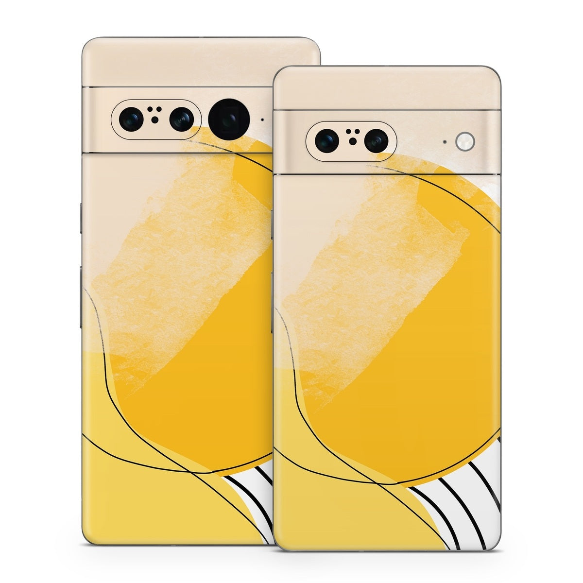 Abstract Yellow - Google Pixel 7 Skin