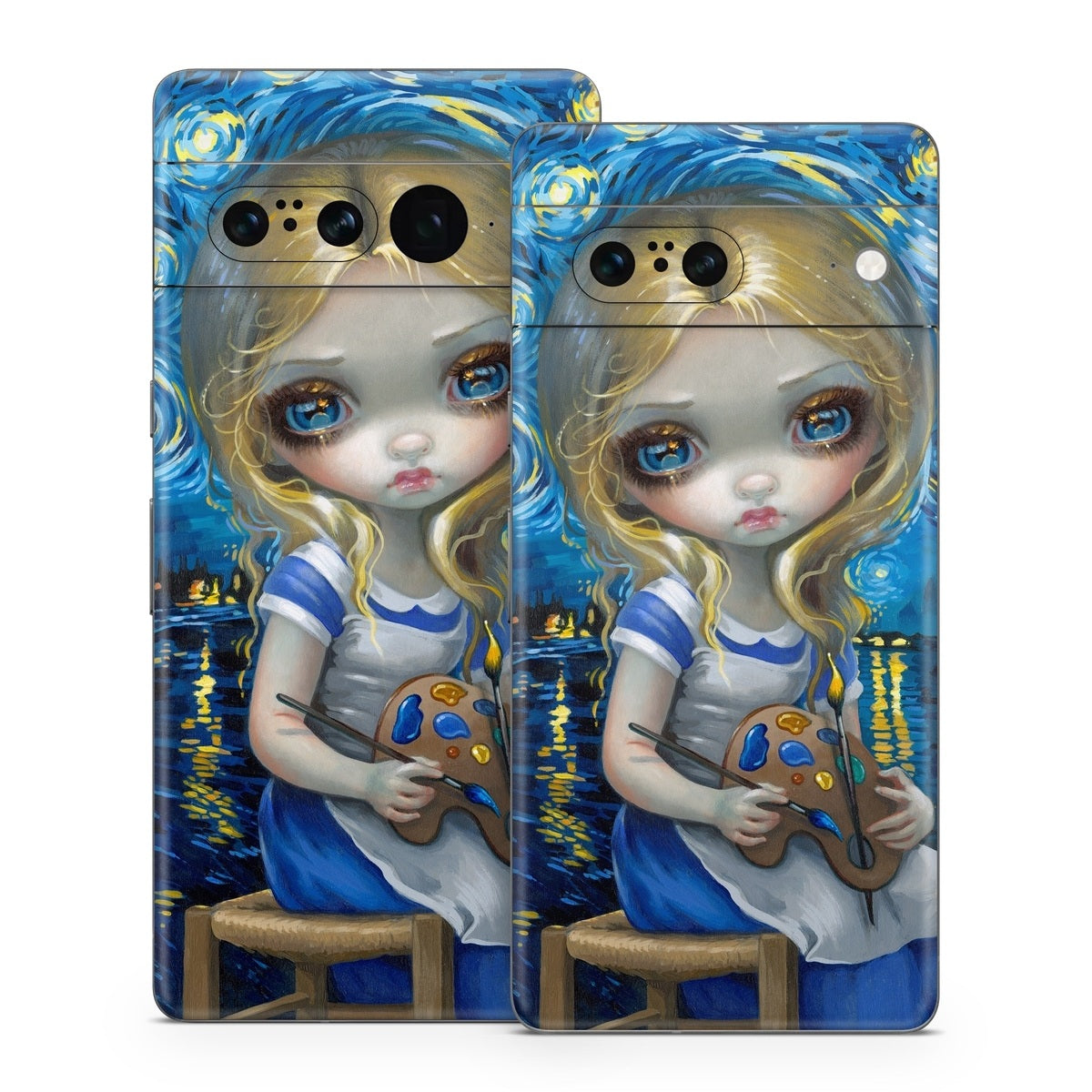 Alice in a Van Gogh - Google Pixel 7 Skin