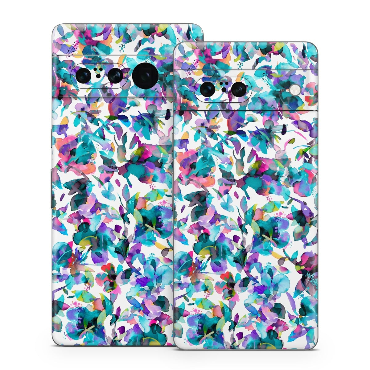 Aquatic Flowers - Google Pixel 7 Skin