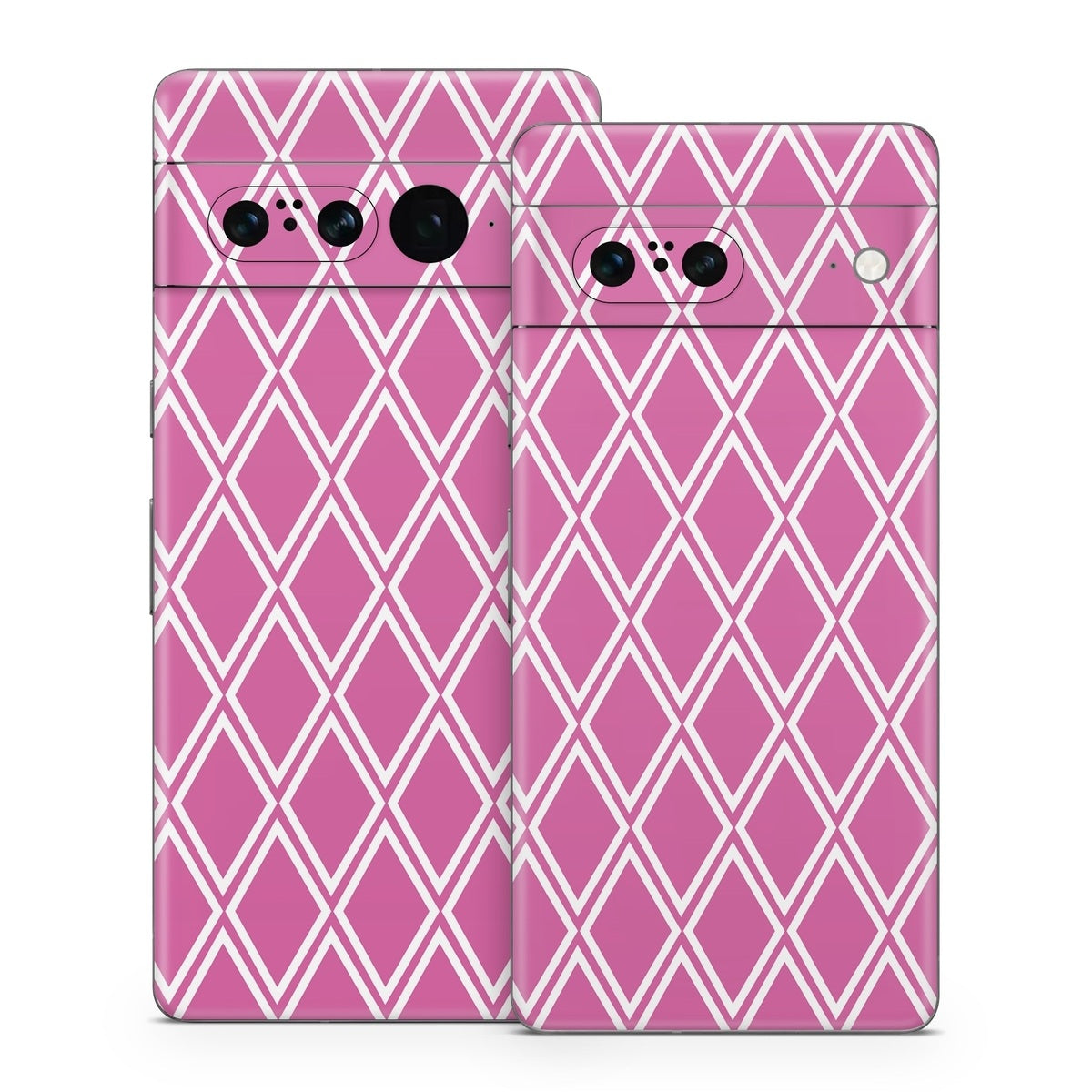 Pink Checks - Google Pixel 7 Skin