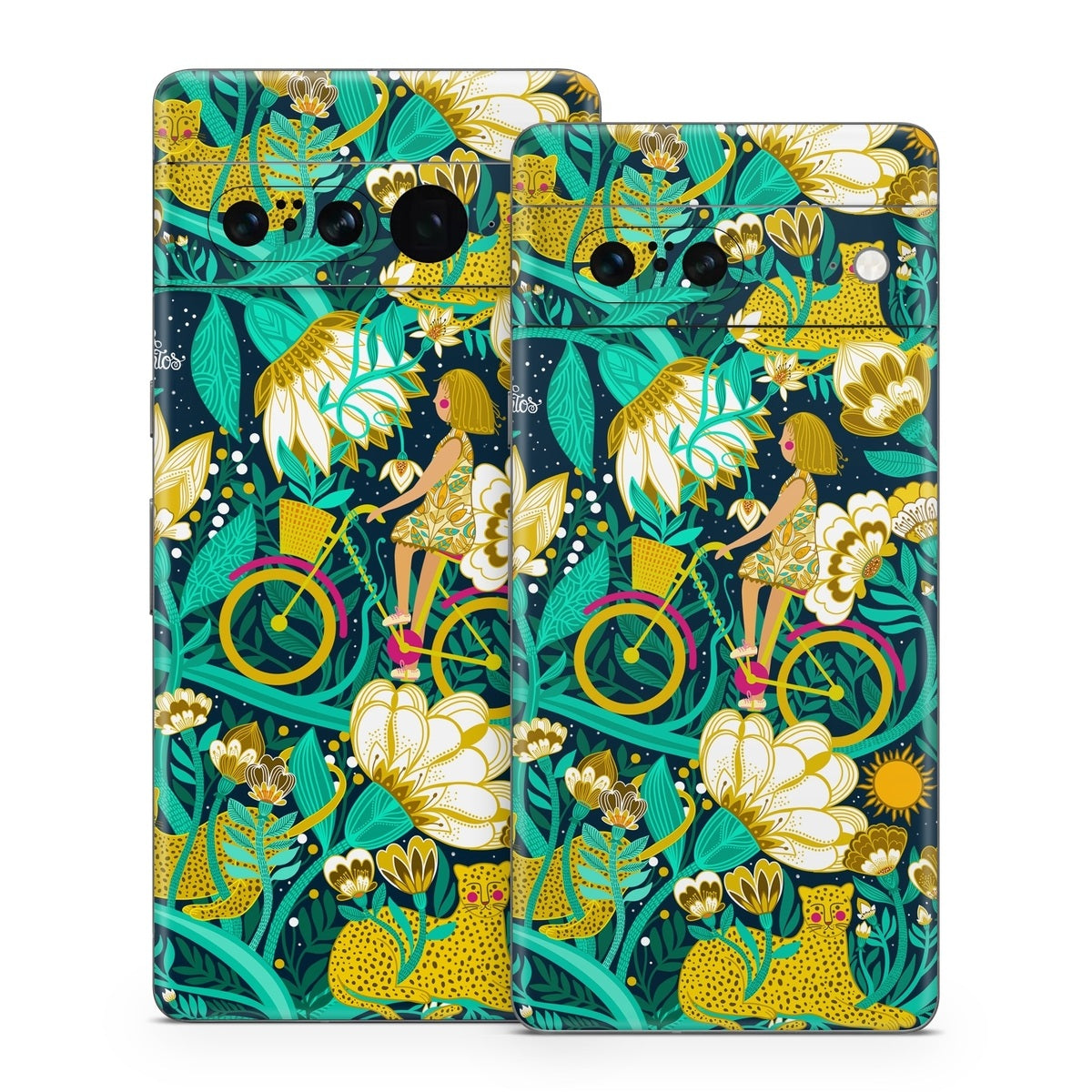 Cheetah Garden - Google Pixel 7 Skin