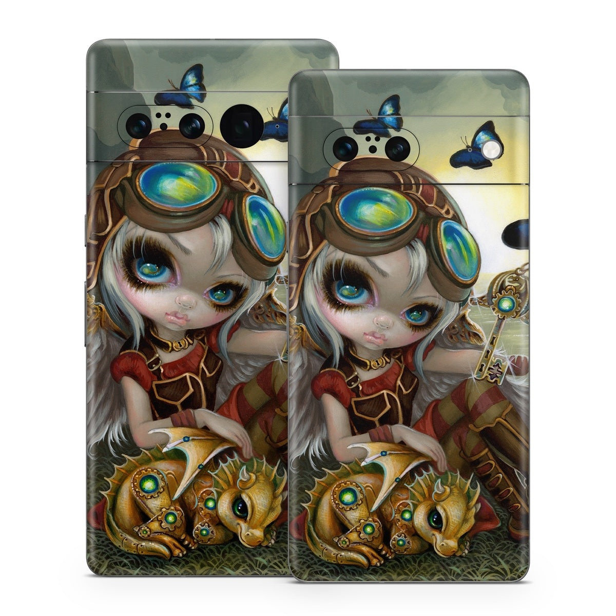 Clockwork Dragonling - Google Pixel 7 Skin