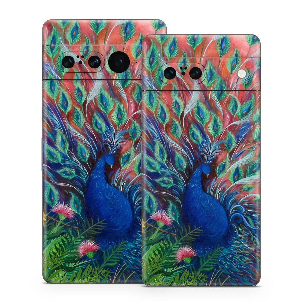 Coral Peacock - Google Pixel 7 Skin