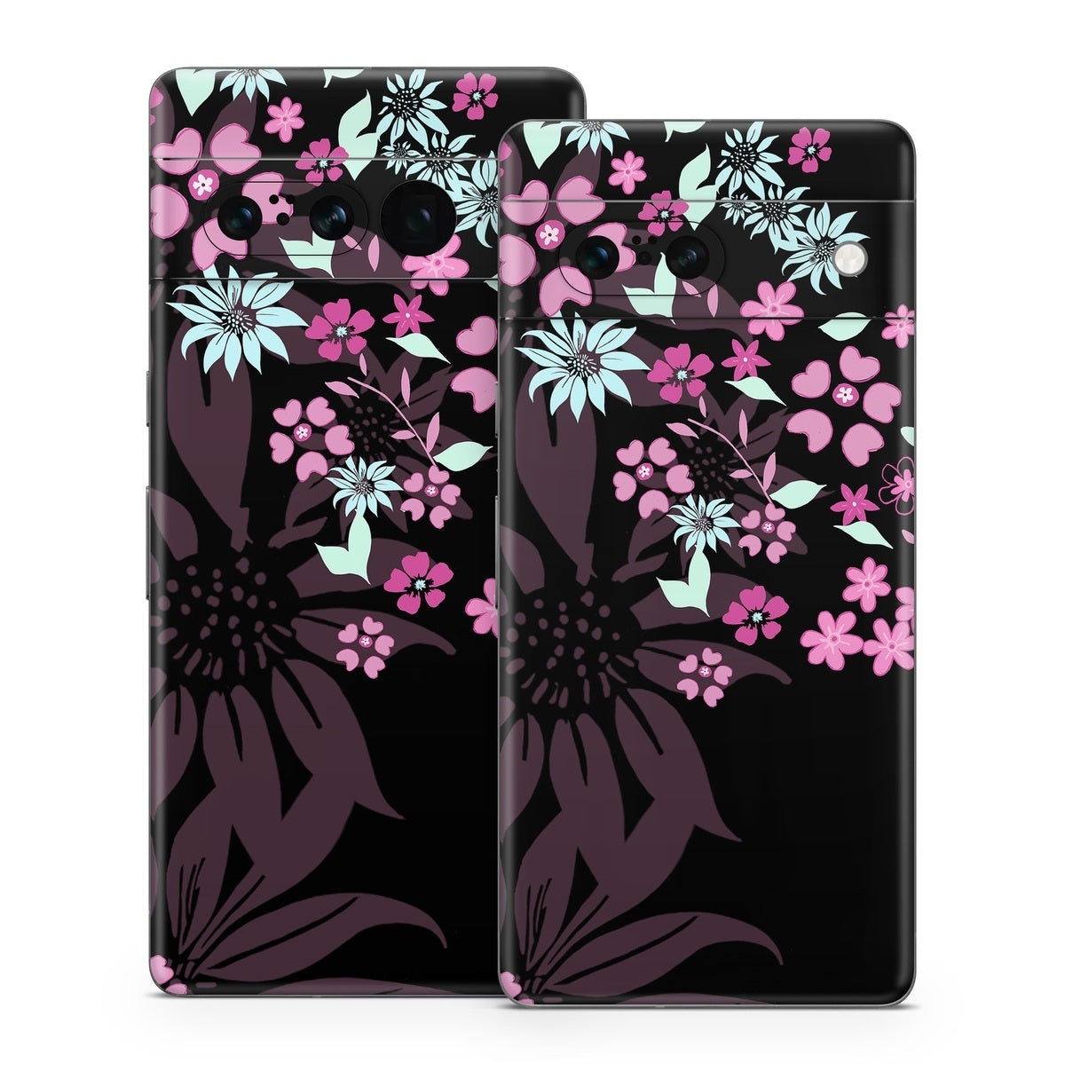 Dark Flowers - Google Pixel 7 Skin