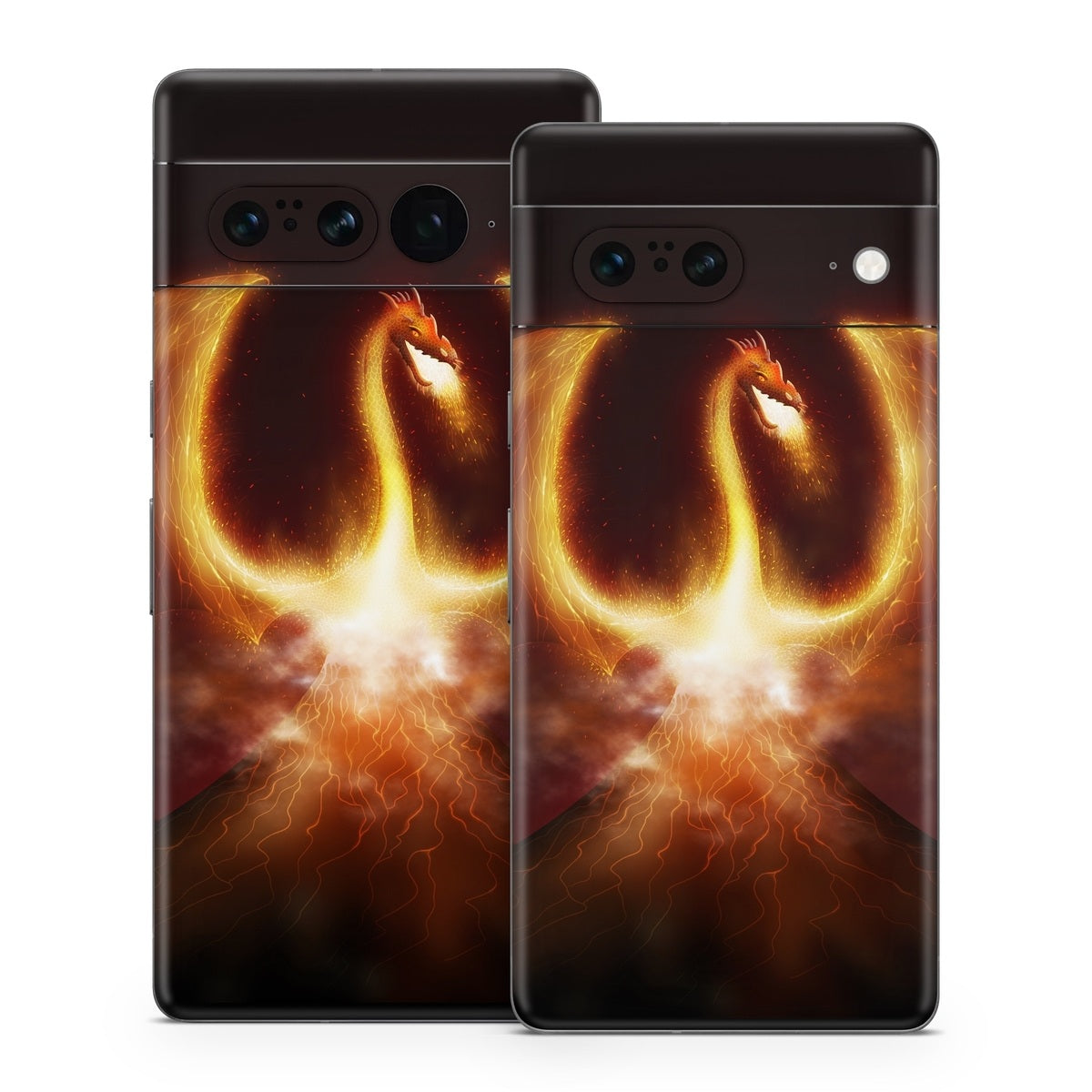 Fire Dragon - Google Pixel 7 Skin