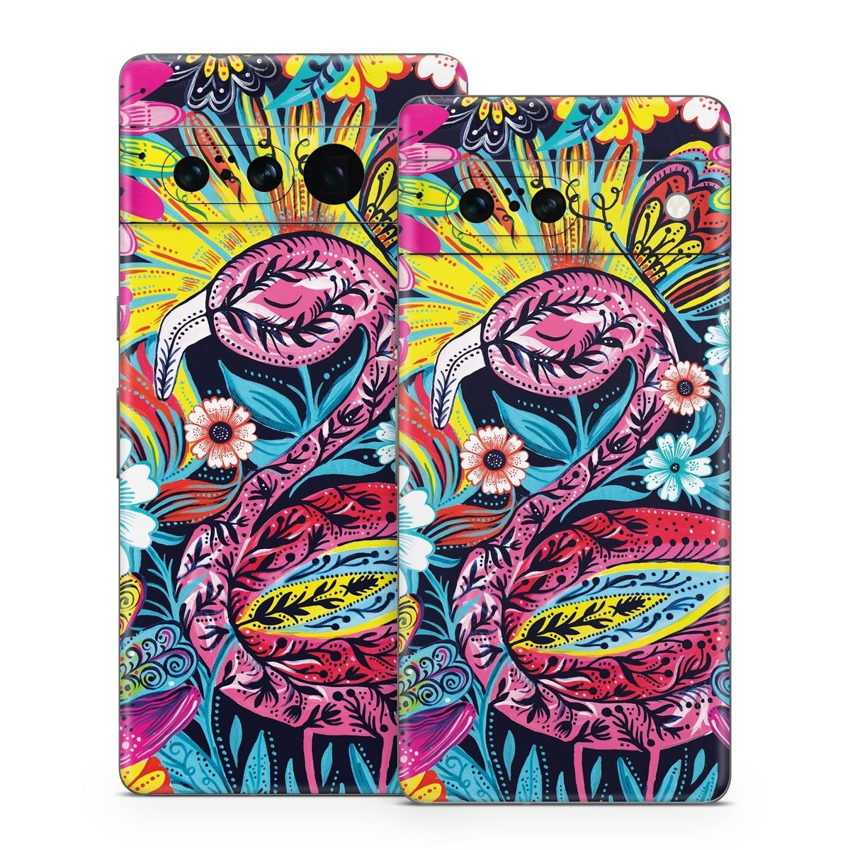 Flashy Flamingo - Google Pixel 7 Skin