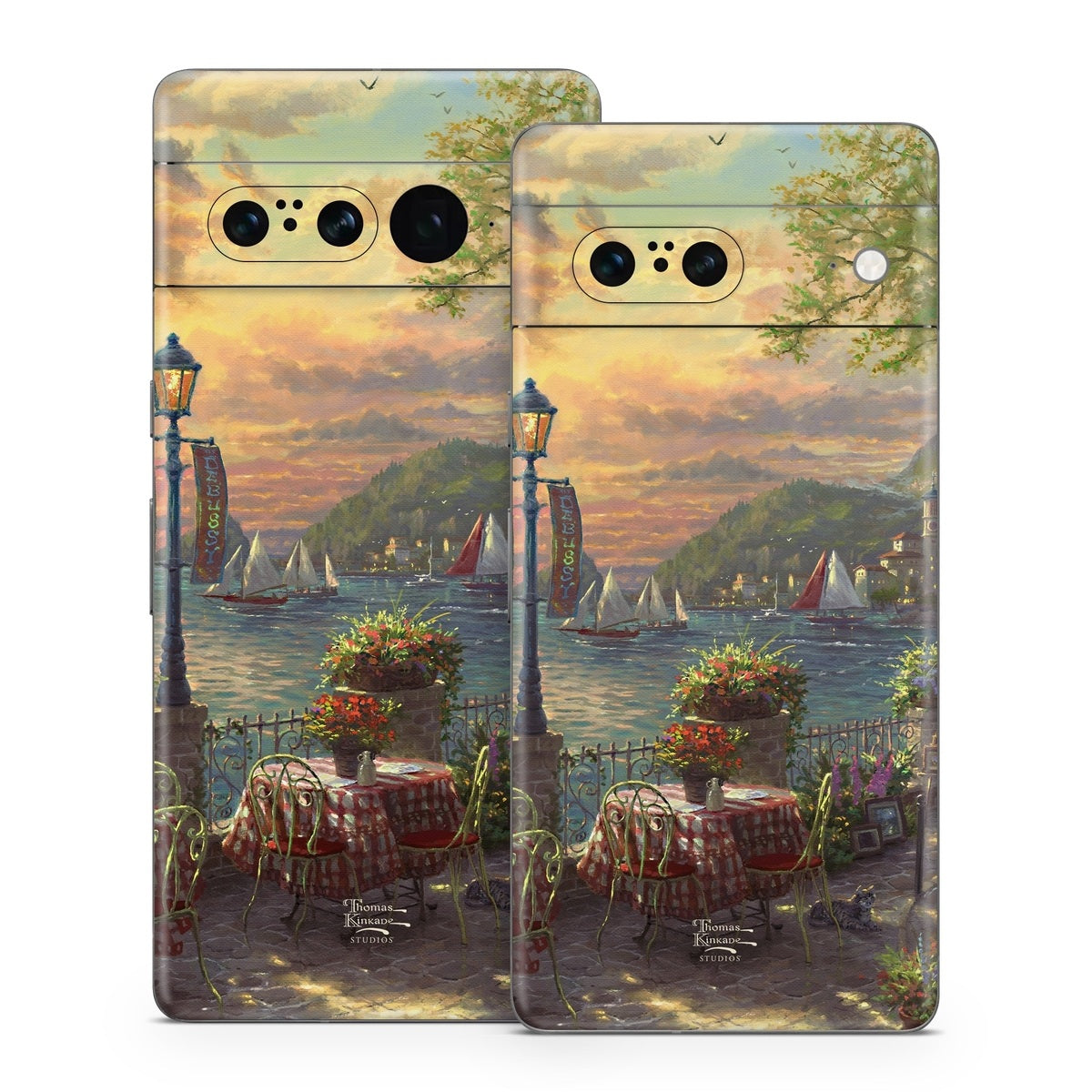 French Riviera Cafe - Google Pixel 7 Skin