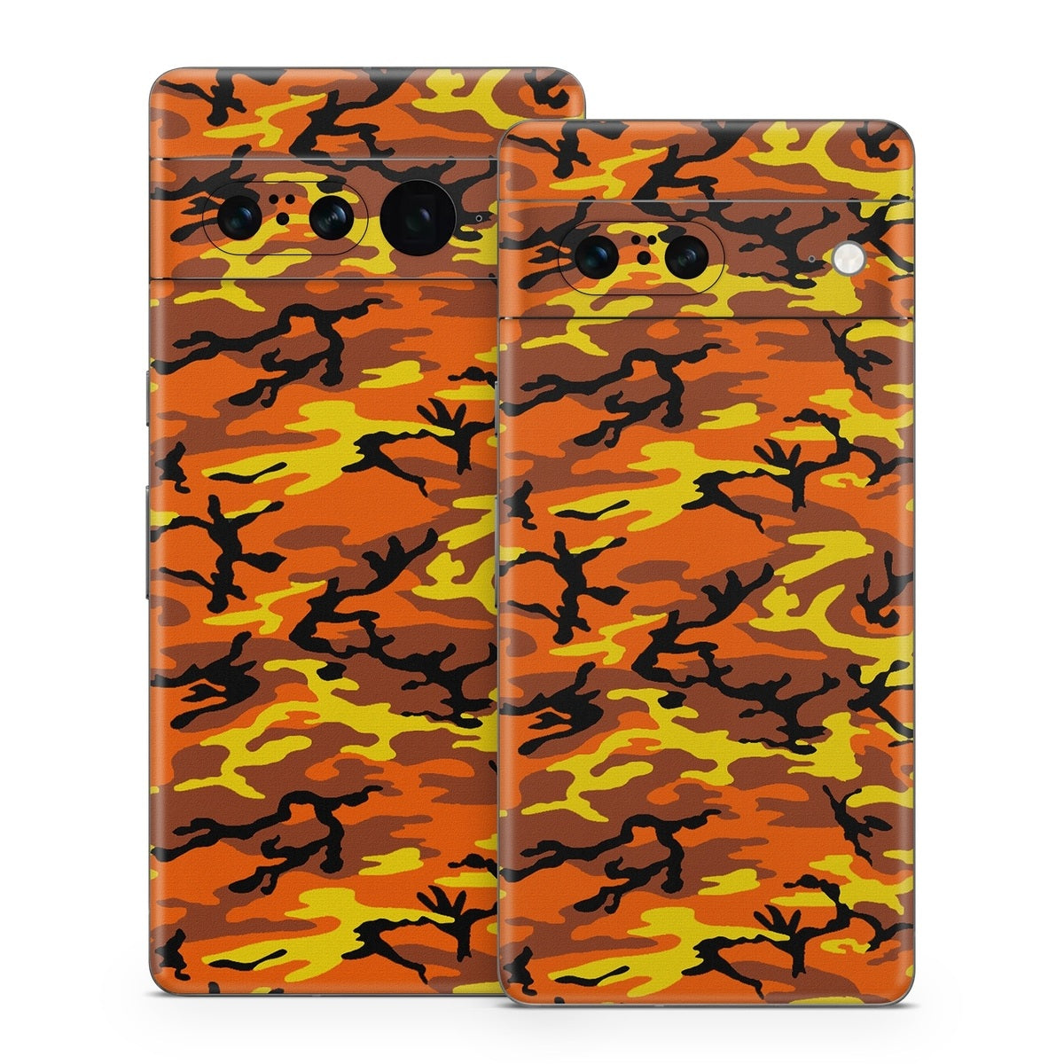 Orange Camo - Google Pixel 7 Skin