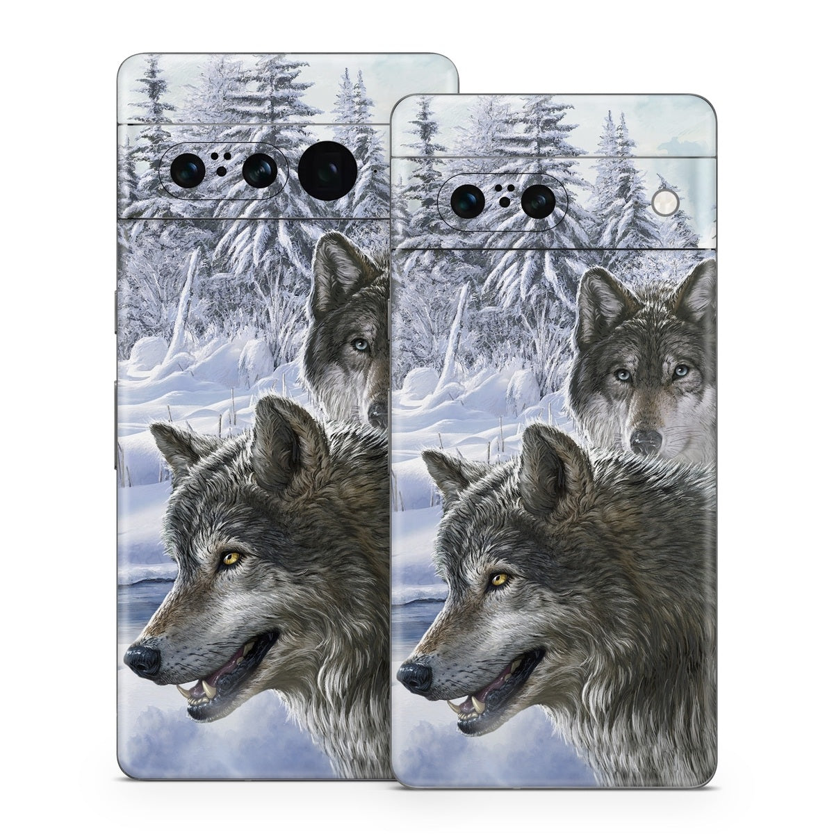 Snow Wolves - Google Pixel 7 Skin