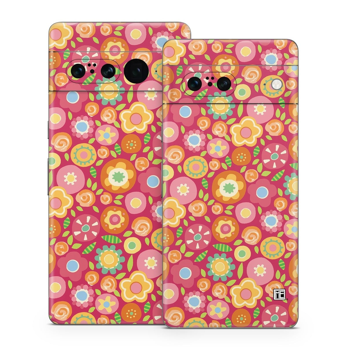 Flowers Squished - Google Pixel 7 Skin