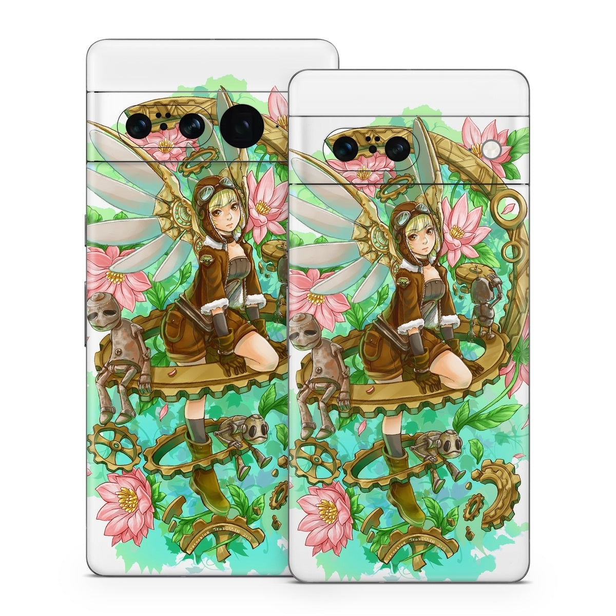 Steampunk Angel - Google Pixel 7 Skin