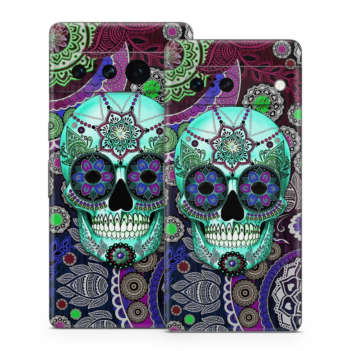 Sugar Skull Sombrero - Google Pixel 7 Skin