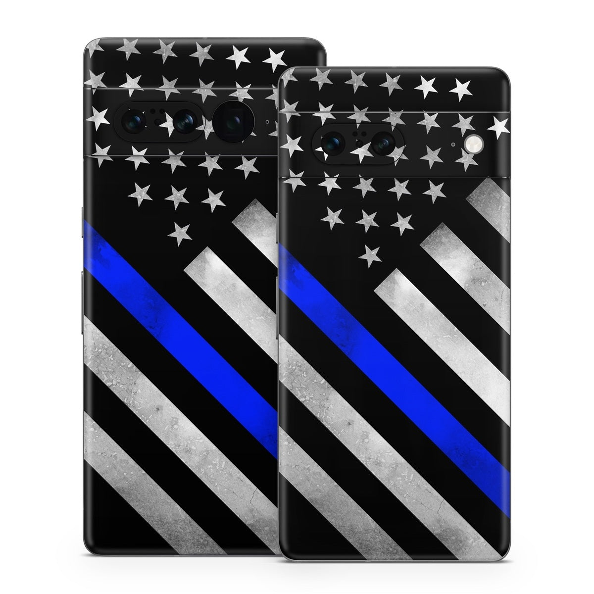 Thin Blue Line Hero - Google Pixel 7 Skin