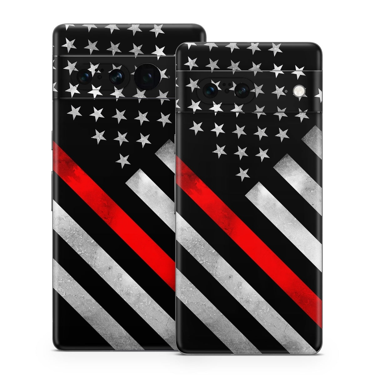 Thin Red Line Hero - Google Pixel 7 Skin