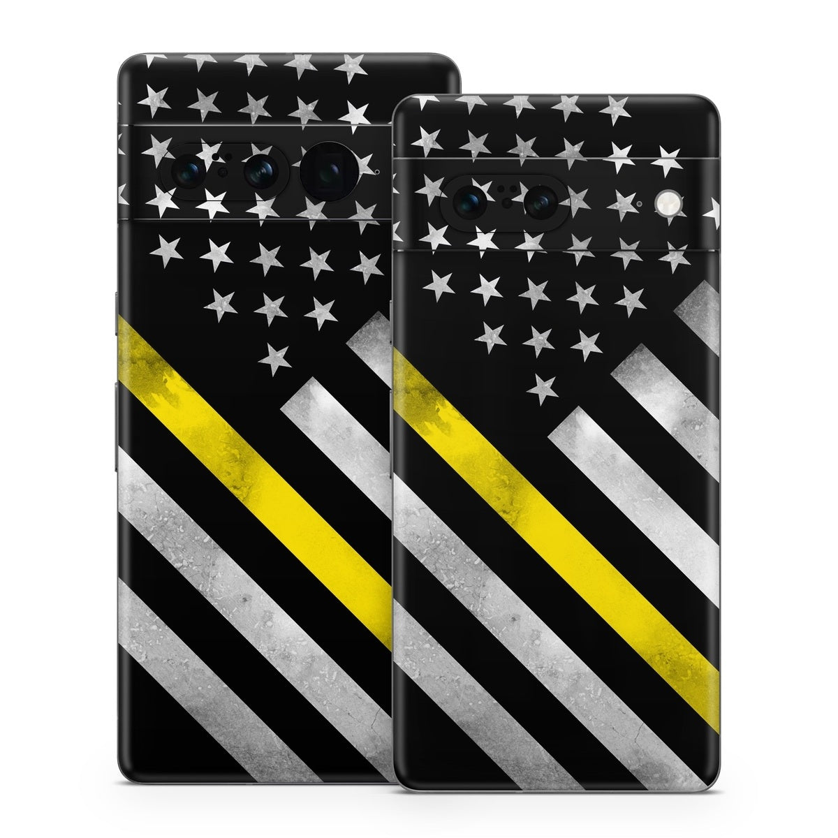 Thin Yellow Line Hero - Google Pixel 7 Skin