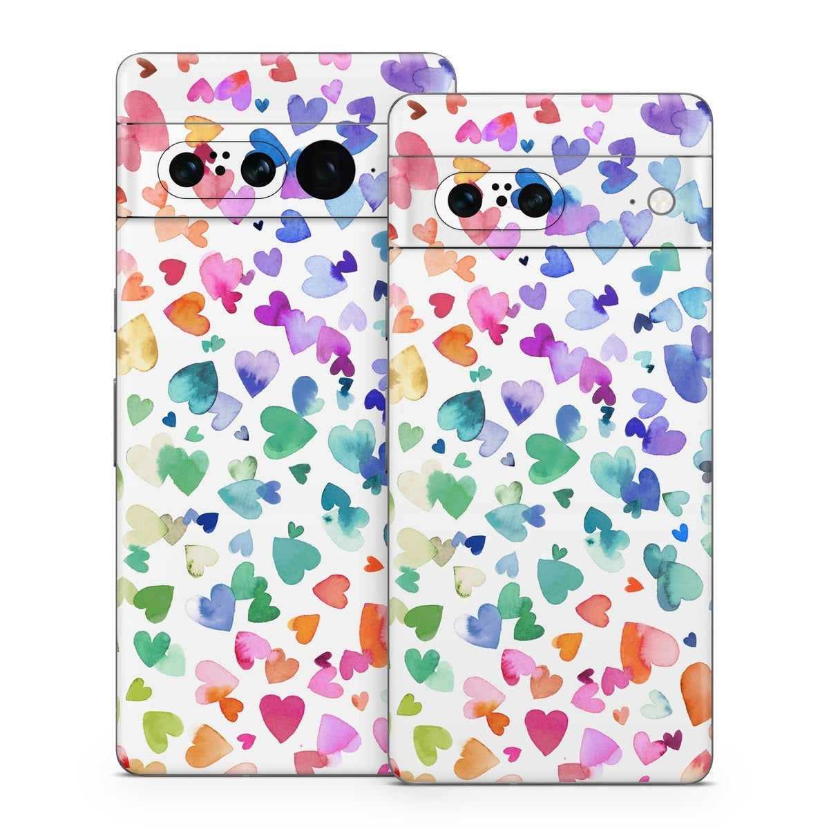 Valentines Love Hearts - Google Pixel 7 Skin