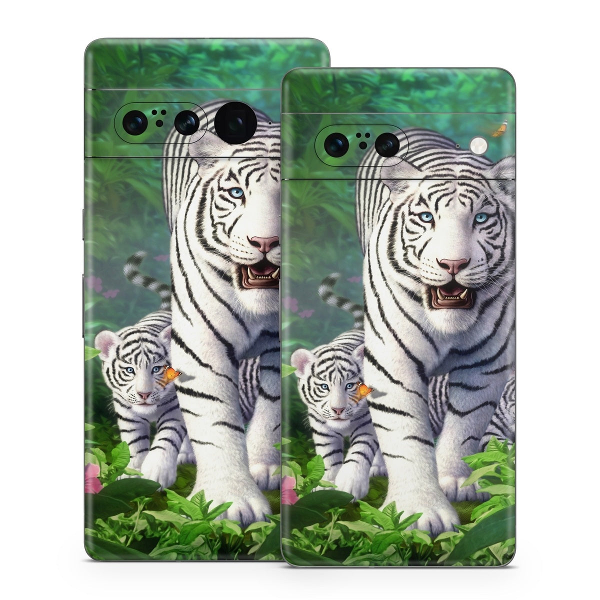 White Tigers - Google Pixel 7 Skin