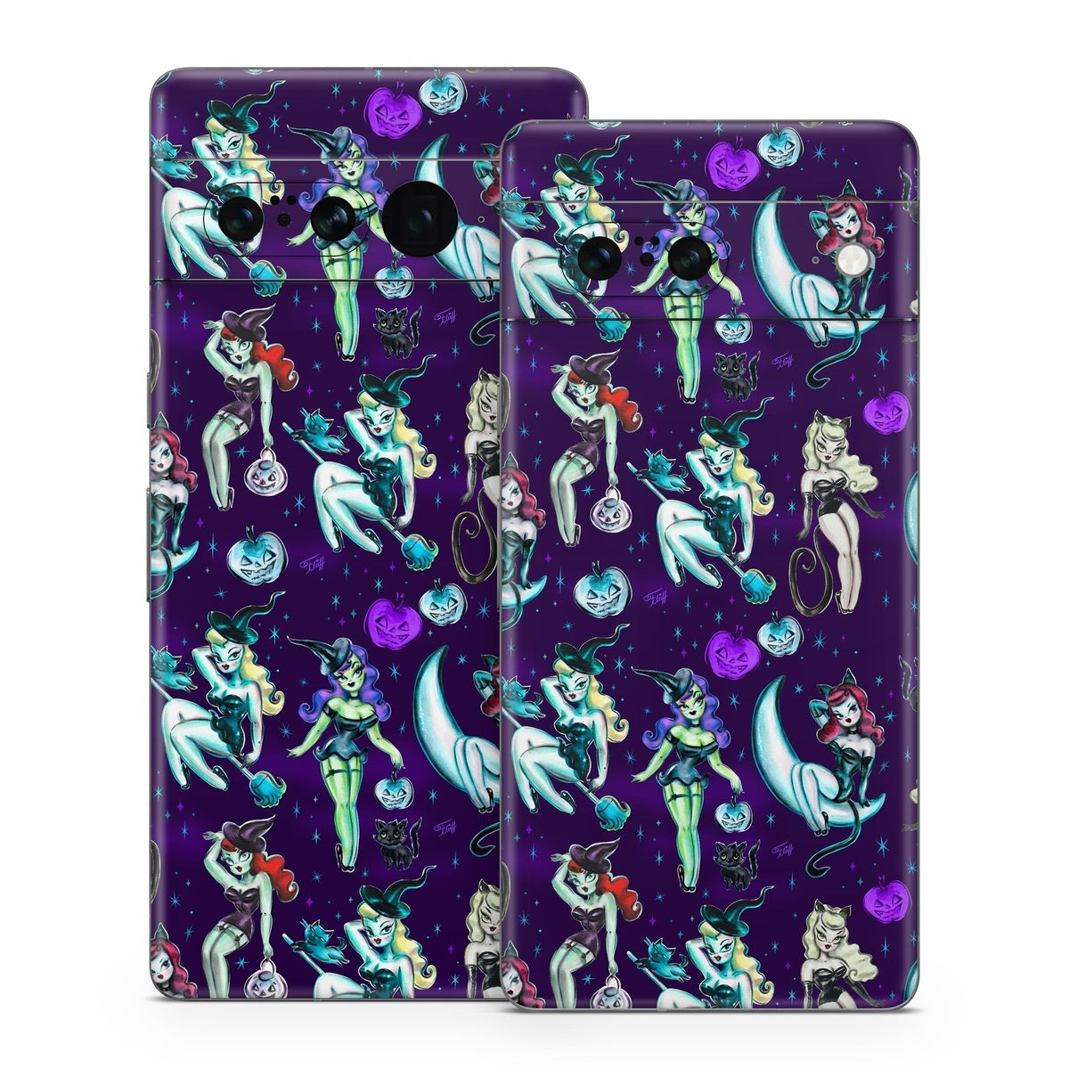 Witches and Black Cats - Google Pixel 7 Skin