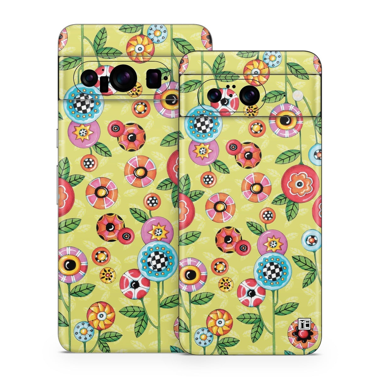 Button Flowers - Google Pixel 8 Skin